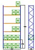 Pal-Rack 9000 pole 3600 / 500 kg / základní pole