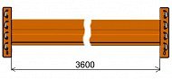 Pal-Rack 5000 pole 3600 / 500 kg / základní pole